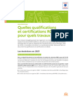 Fiche Qualifications Certifications Rge Renovation 2021