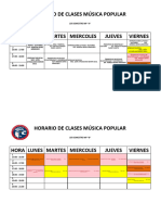 Clases Horario