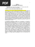 TEMA 4. El Hombre Ser Social