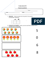 Prueba Inf. Final PK Matemática