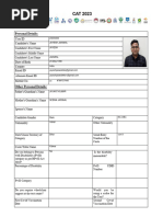 CAT 2023 Application Form