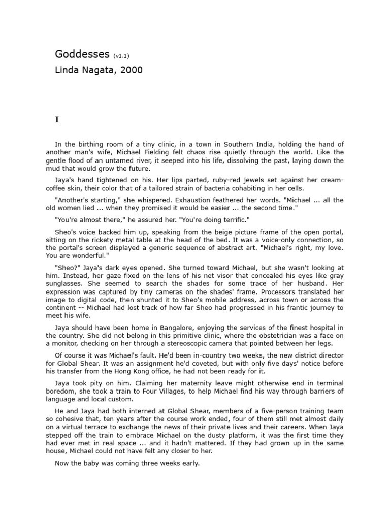 Linda Nagata Goddesses Download Free PDF Taxes