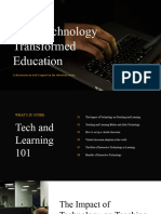 Black Yellow Dark Simple Digital Technology in Education Technology Presentation