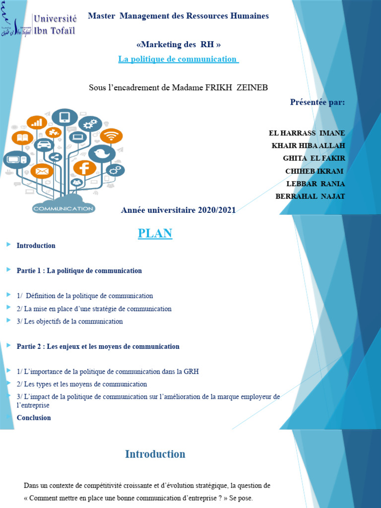 Politique de Communication en Entreprise | PDF | Gestion des ressources ...