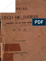 E. L. C. Manual de Juego de Damas Arreglado Por Un Nuevo Método Por E. L. C.