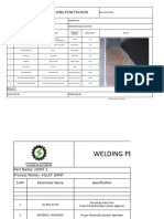 Welding Penetration Reports ITL