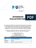 Internship Evaluation FormUOW (PavalaNila)