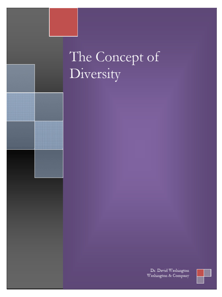 The - Concept - of - Diversity Edited For Studyinhg | PDF | Social ...