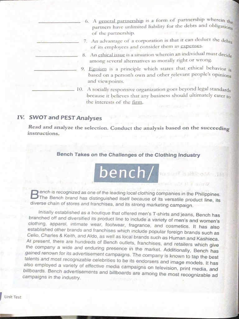 Cases Bench McDo | PDF