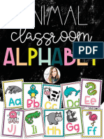Animal Classroom Alphabet