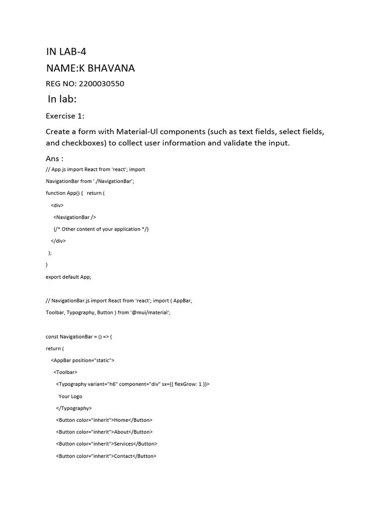 Lab 4 | PDF | World Wide Web | Internet & Web