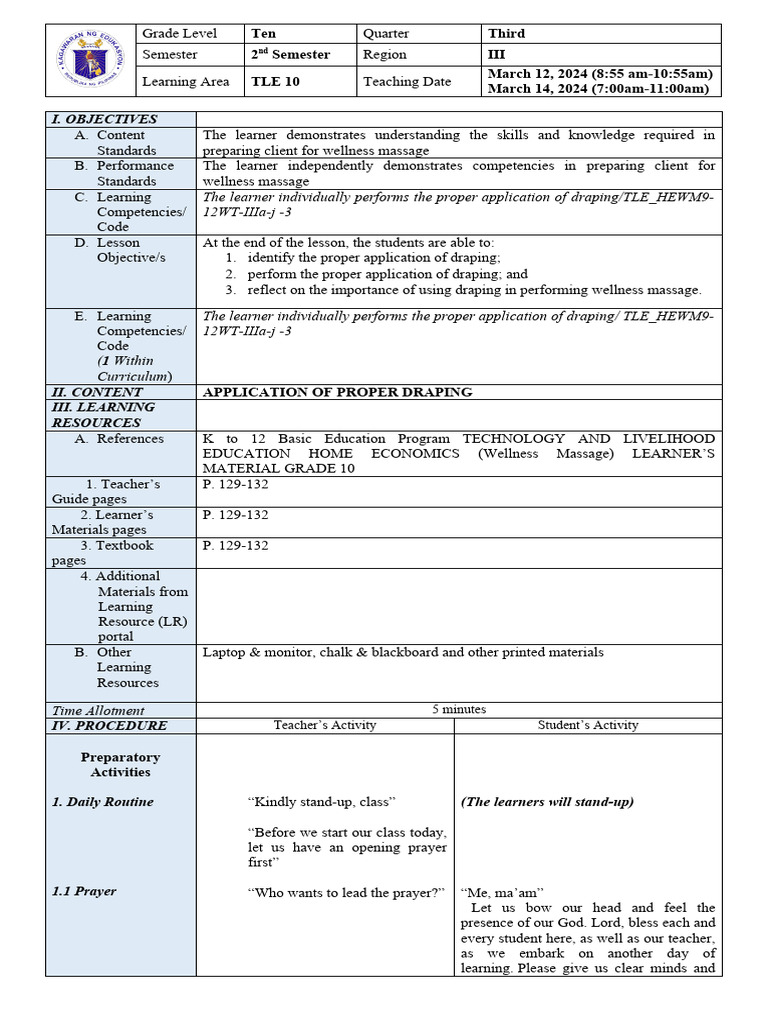 DLP Endangerment Sites in Wellness Massage | Download Free PDF ...