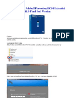 Tutorial Install Adobe Photoshop CS4 Extended