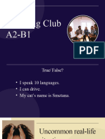 Speaking Club Lesson 1
