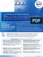 Flyer Conférence International 16 FEV