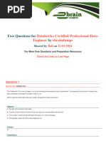 Databricks Certified Data Engineer Professional Dumps by Ball 21-03-2024 10qa Ebraindumps