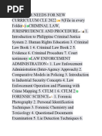 Reviewer Needs For New Curriculum Cle 2022