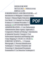 Reviewer Needs For New Curriculum Cle 2022