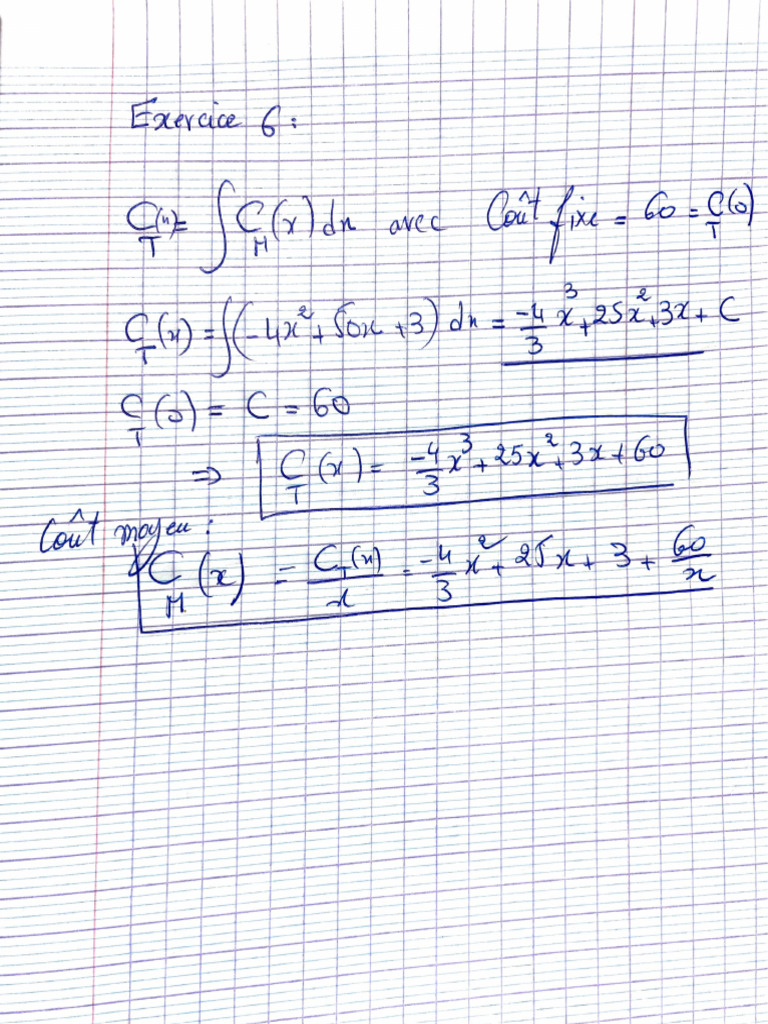 Exercice 6 | PDF