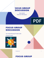 Focus Group Discussion