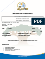 Ctaa032 Exam Question 2020