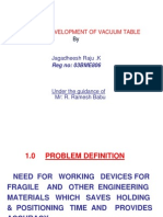 Design and Development of Vacuum Table: Jagadheesh Raju .K