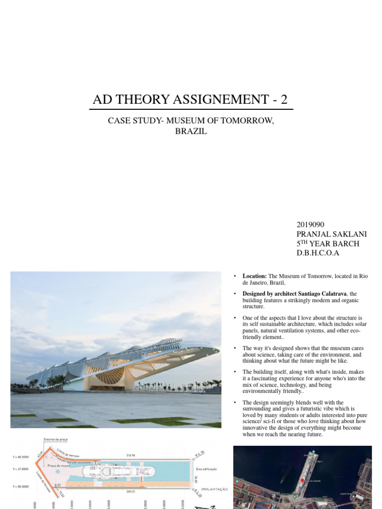Museum of Tomorrow: Sustainable Design Insights | PDF | Museum ...
