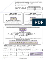 Cours MF-HYDRODYNAMIQUUE - 1°A BAT