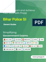 Bihar Police SI: General Studies