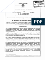 Decreto 964 Del 6 de Junio de 2022
