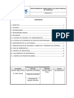 Procedimiento Canalizado Electrico Bodega de Servicio