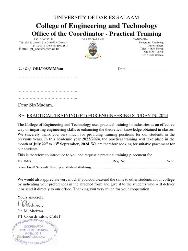 Pt letter 2023 2024 pdf
