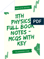 1st Year Physics Full Book (MCQS)