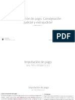Imputación de Pago y Pago Por Consignación (Filminas)