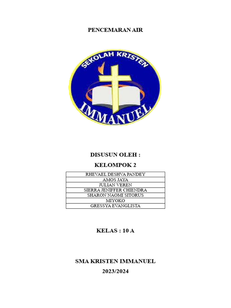Dampak dan Solusi Pencemaran Air | PDF | Ilmu Sosial