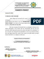 BSP Parents Permit
