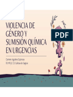 Violencia de Género y Sumisión Química en Urgencias