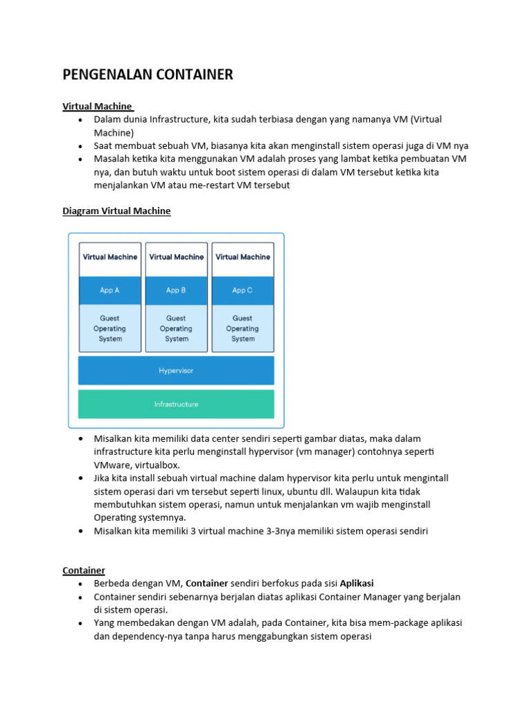 Pengenalan Container dan Docker | PDF