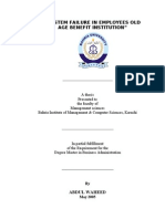 Complete Thesis On System Failure in EOBI