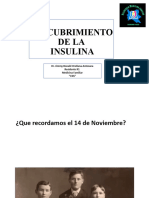 História Del Descubrimiento de La Insulina