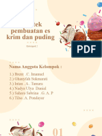 Tgs Praktek Kimia Membuat Es Krim Dan Puding KLMPK 2