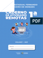 1 Serie Caderno de Atividade Remota Vol 1 2021 Fernando Grangeiro