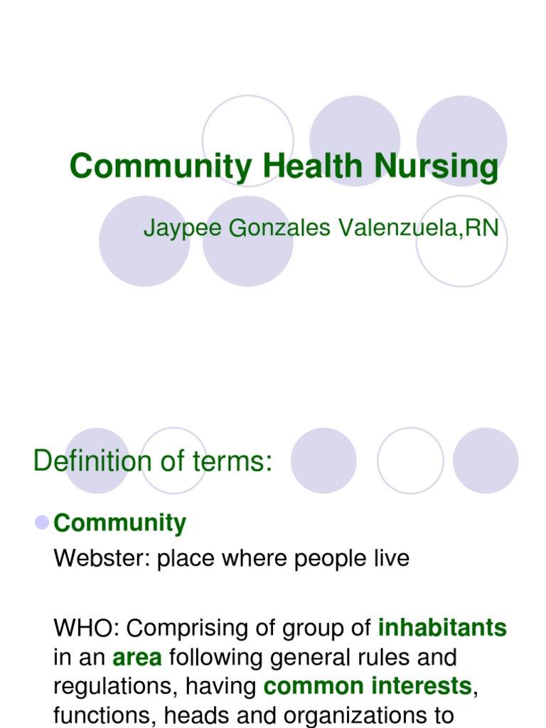 Community Health Nursing | PDF | Tuberculosis | Birth Control