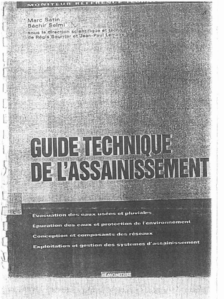Guide Technique De Lassainissement Pdf