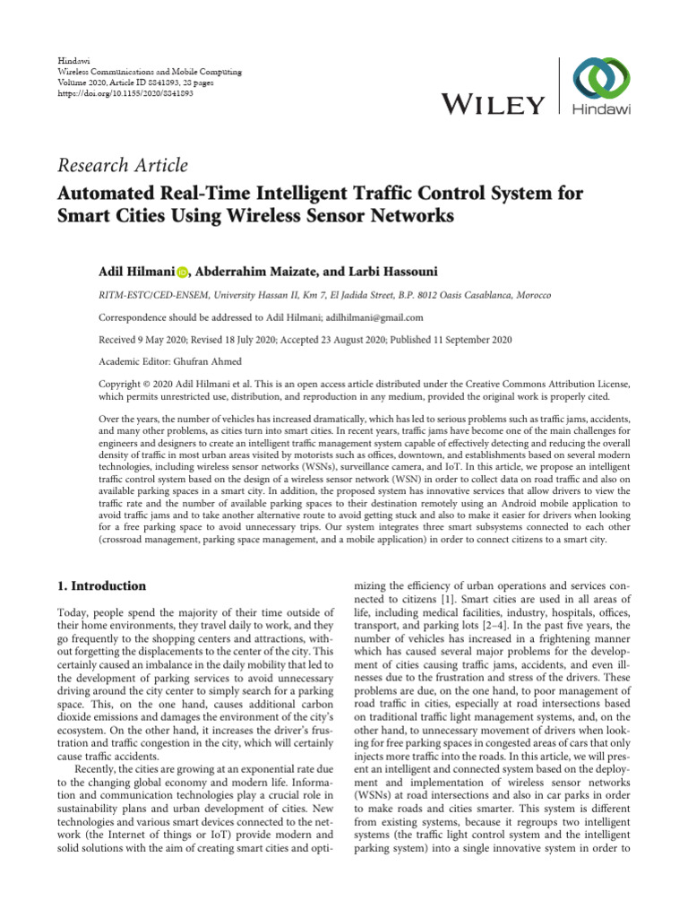Base Paper | PDF | Wireless Sensor Network | Internet Of Things