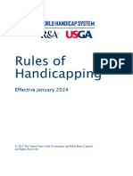 2024 Rules of Handicapping USGA