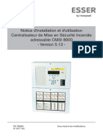 Notice D'installation CMSI8000