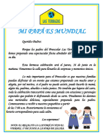 Circular #22 Celebracion Dia Del Padre