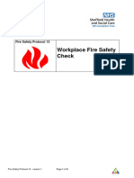 Fire Safety Protocol 13 - Workplace Fire Safety Check