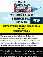 9 March 2024 Writing Task 2 Evening